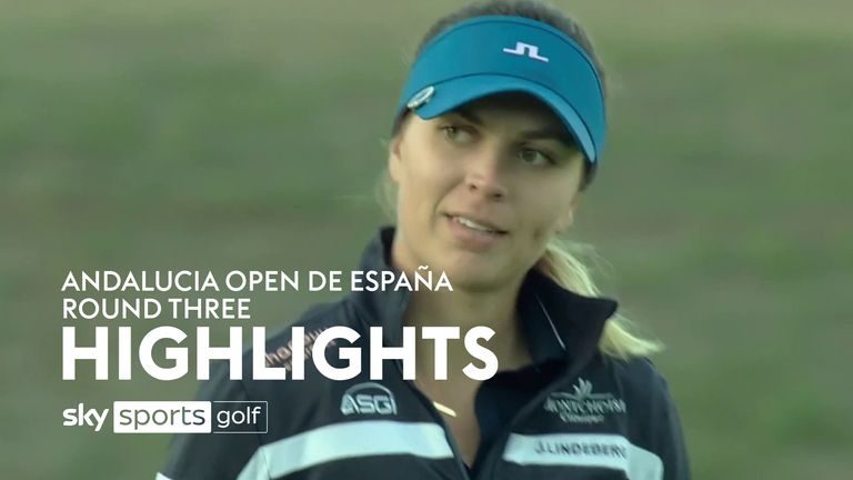 Highlights from the third round of the Andalucia Costa del Sol Open de Espana from the Ladies European Tour.