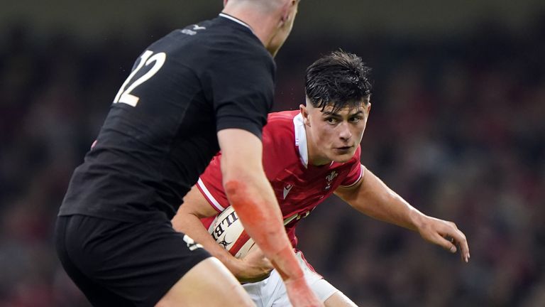 Louis Rees-Zammit will play at full-back for Wales for the first time