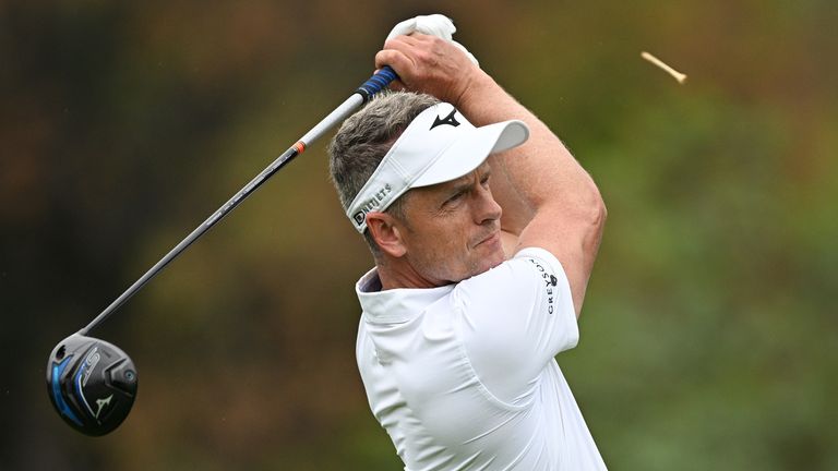 Luke Donald is two shots off the pace on seven-under par going into Sunday's final round