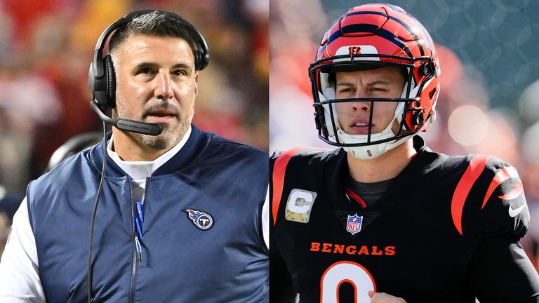 Mike Vrabel and Joe Burrow face off this weekend 