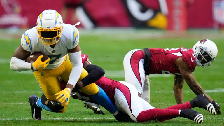 Los Angeles Charger highlights vs Arizona Cardinals from Week 12 of the NFL season.