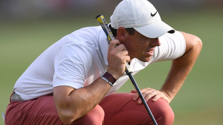 Rory McIlroy mixed six birdies with two bogeys during the final round at Jumeriah Golf Estates