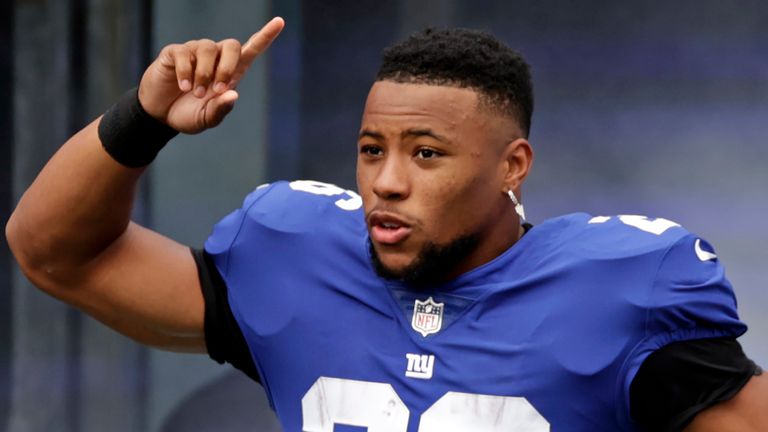 The New York Giants will need star running back Saquon Barkley firing if they're going to book a postseason spot