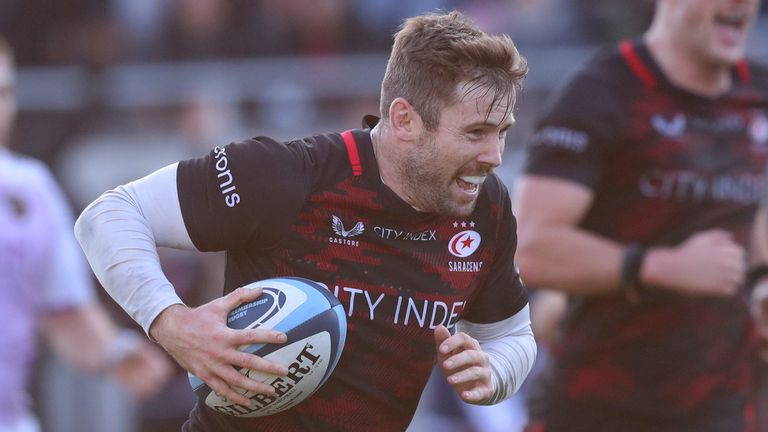 Elliot Daly anotó el try de la victoria para los locales