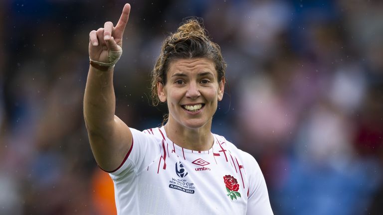 England captain Sarah Hunter shares how the long break between the Rugby World Cup semi-final and final has affected her team and what it means for the sport this