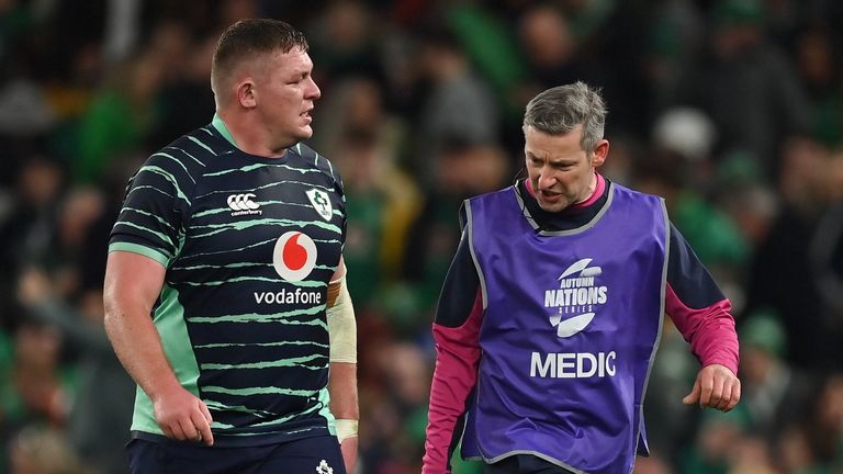 Tadhg Furlong's injury issues, and the lack of strong depth behind him, is a concern 