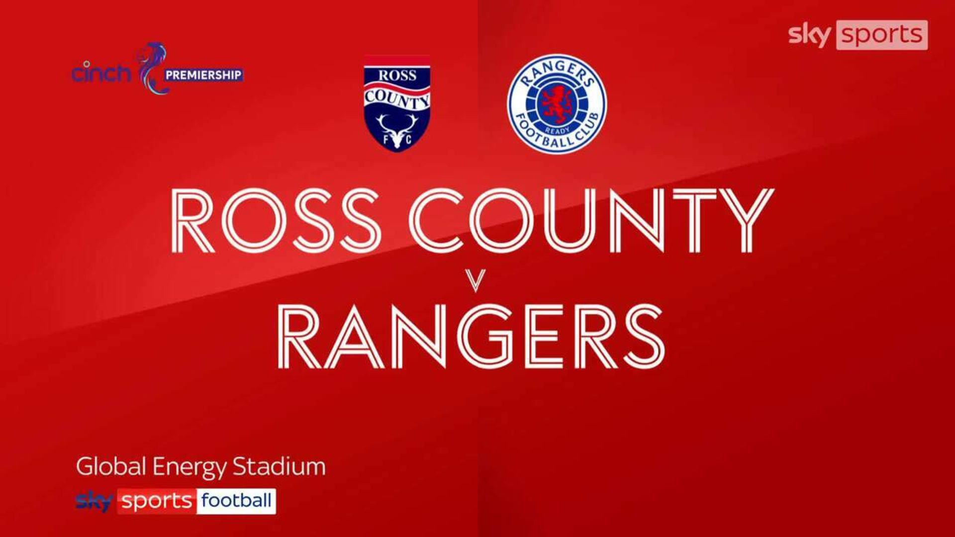 Ross County 0-1 Rangers