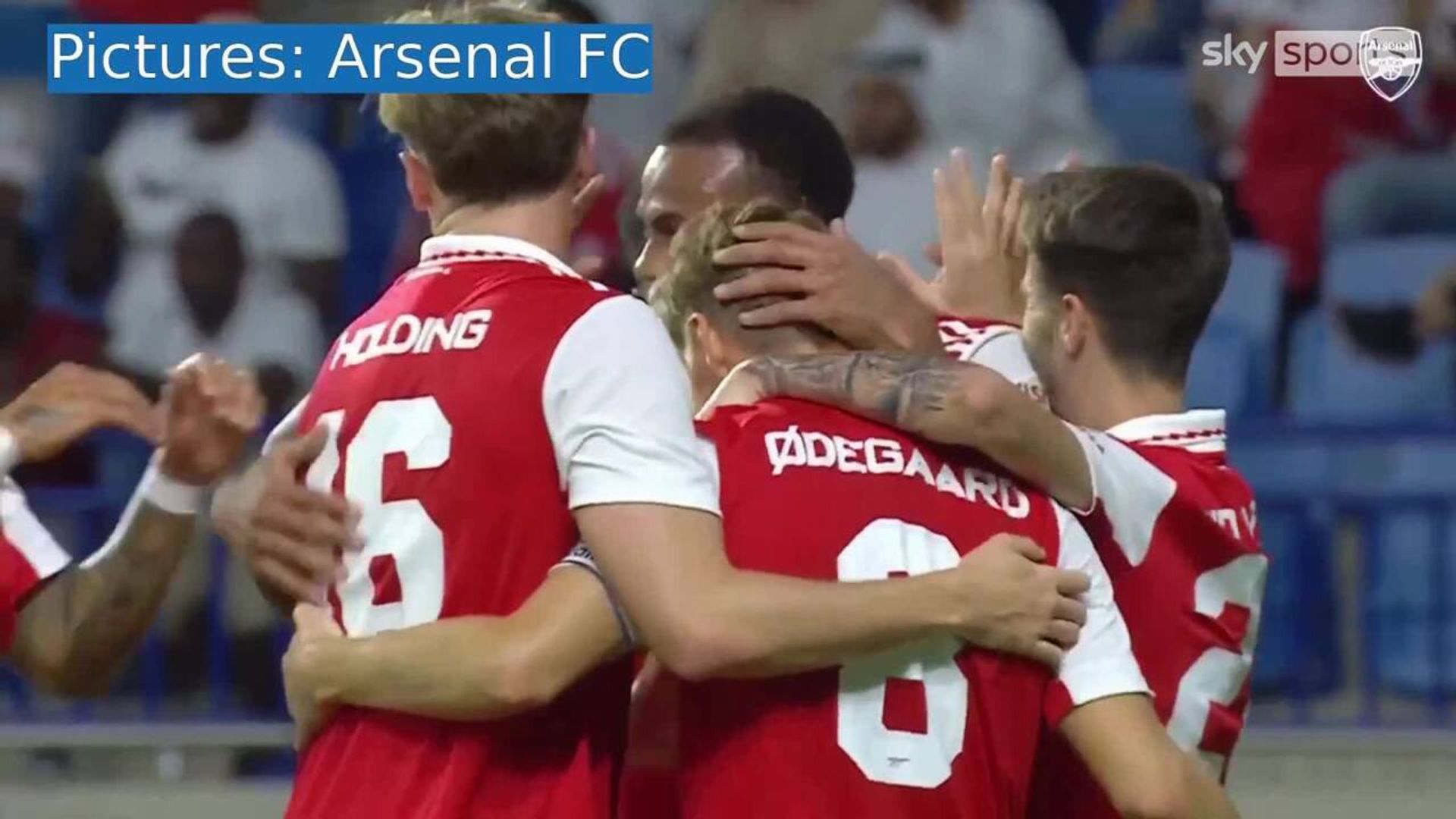 Highlights: Arsenal beat AC Milan 2-1 in Dubai