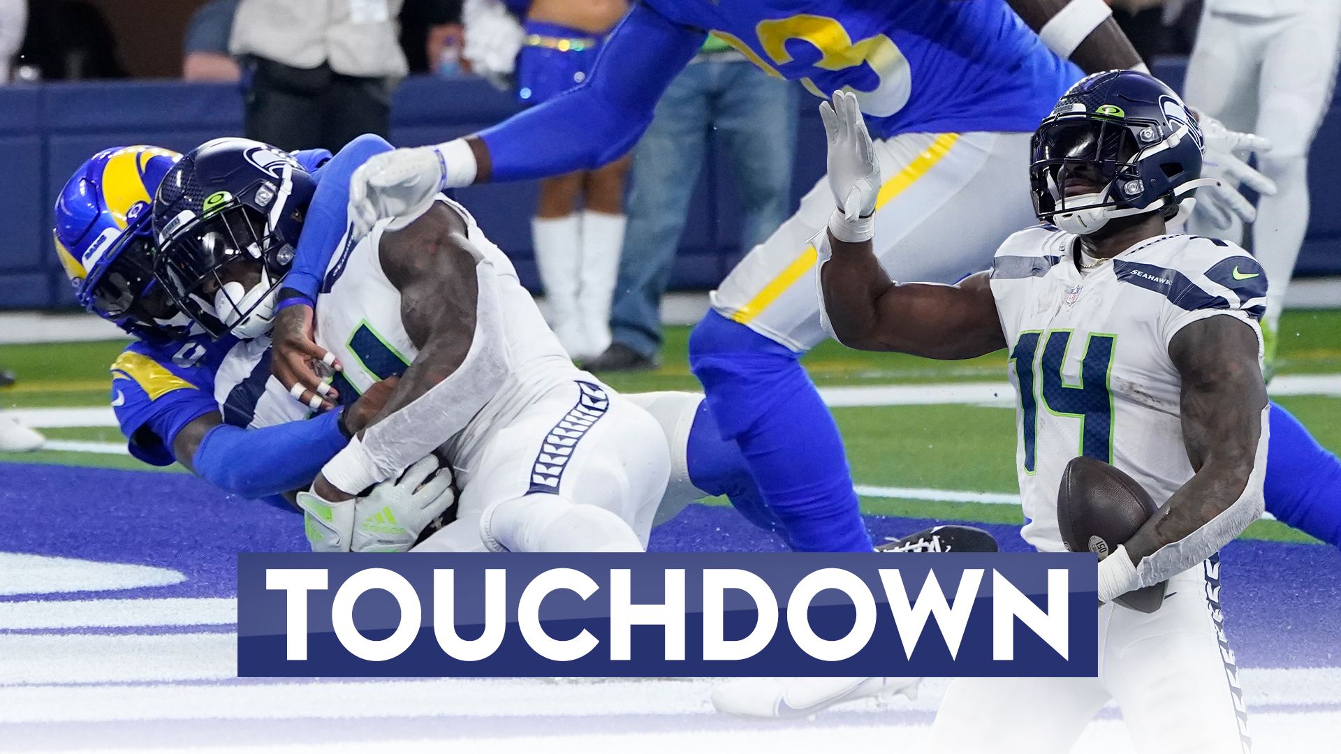 Metcalf beats Ramsey for game-winning touchdown!
