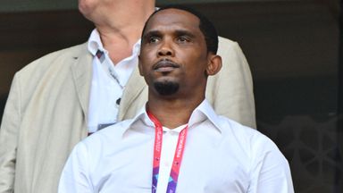 Samuel Eto'o was filmed having a physical altercation with a supporter