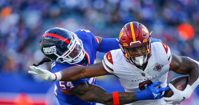 With no score in overtime Commanders, Giants tie 20-20