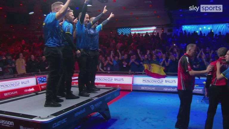Europe made no mistake on the final day of last year's Mosconi Cup as they took home the trophy once more