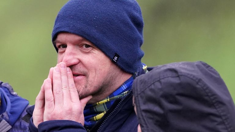 Scotland head coach Gregor Townsend was in attendance at the memorial 