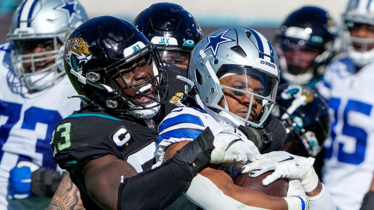 Highlights from the Dallas Cowboys' clash with the Jacksonville Jaguars in NFL Week 15