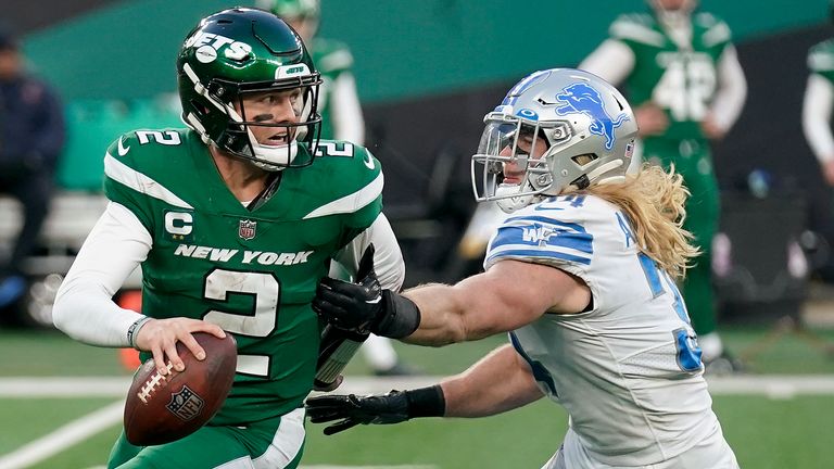 Highlights of the Detroit Lions' clash with the New York Jets in Week 15 of the NFL.