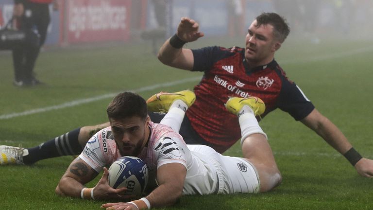 Toulouse replacement back Lucas Tauzin struck for a try early in the second half 