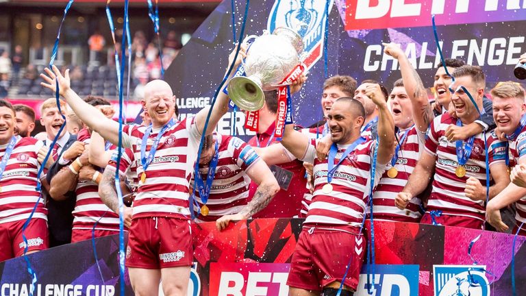 Wigan a battu Huddersfield en finale de la Challenge Cup 2022