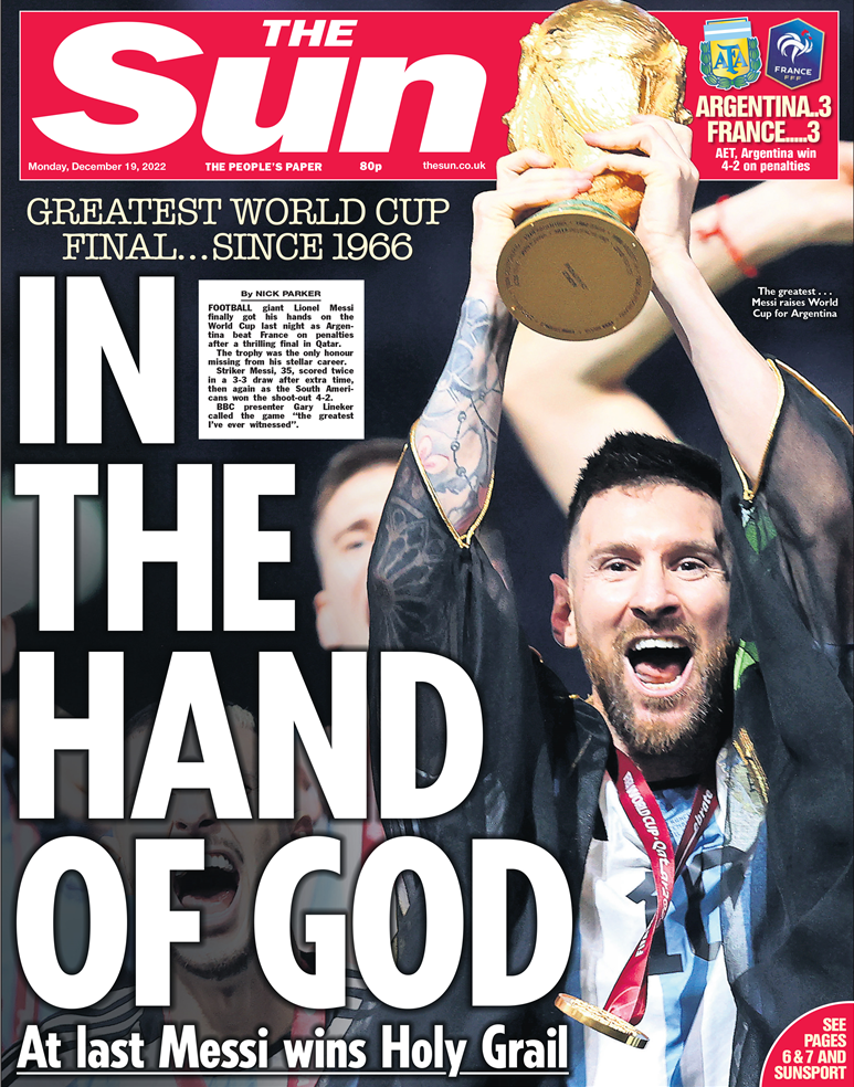 Lionel Messi leads Argentina to World Cup title defeating France : NPR