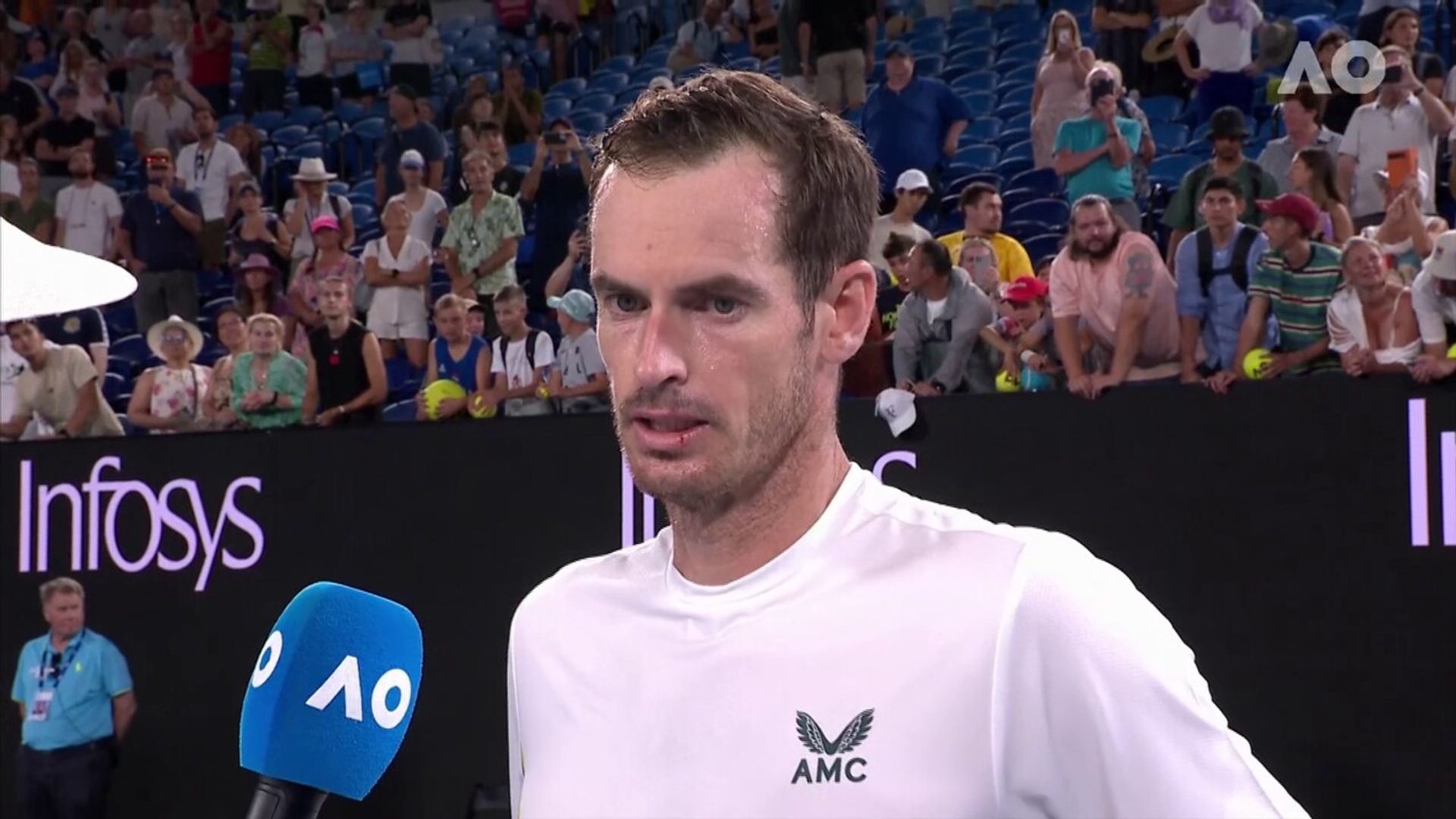 'I'll be feeling this tomorrow!' - Murray 'proud' of Aus Open win