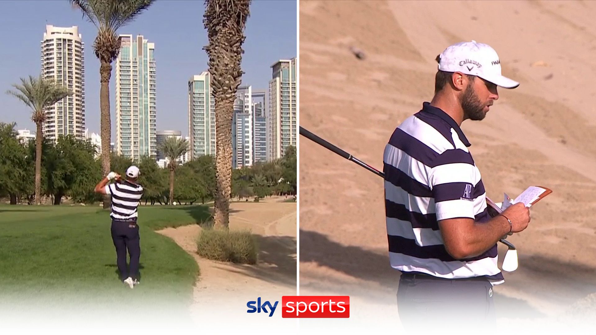 Arnaus hits a tree and finds water in consecutive shots