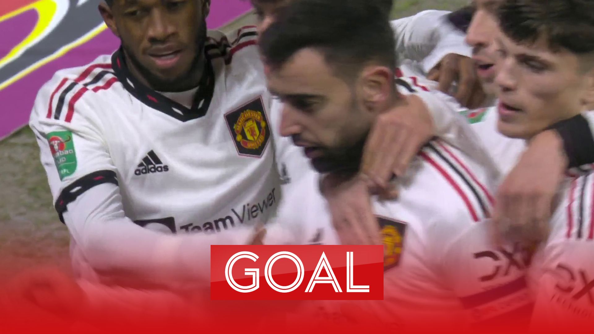 Fernandes puts Man Utd in command of semi-final