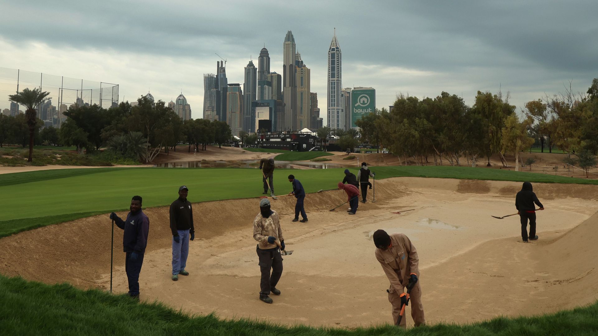 Dubai Desert Classic to finish on Monday finish due to storms