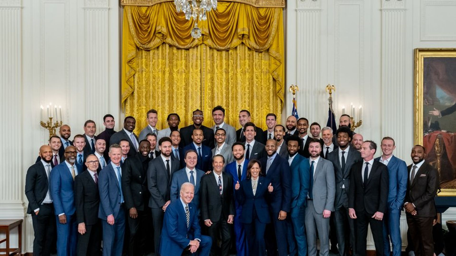 Warriors return to White House to celebrate 2021-22 title