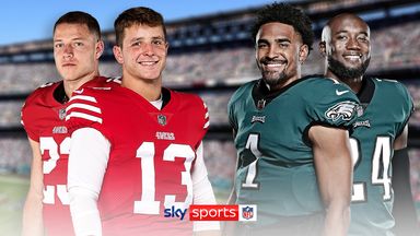 The San Francisco 49ers and Philadelphia Eagles face off in the NFC Championship game on Sunday in Philadelphia