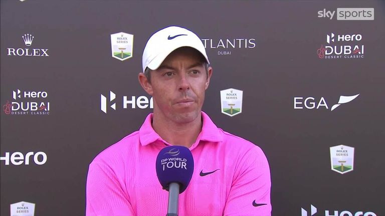 McIlroy dice que el lunes es una gran oportunidad para que él gane en su primera apertura del año mientras estira su ventaja en el Hero Dubai Desert Classic