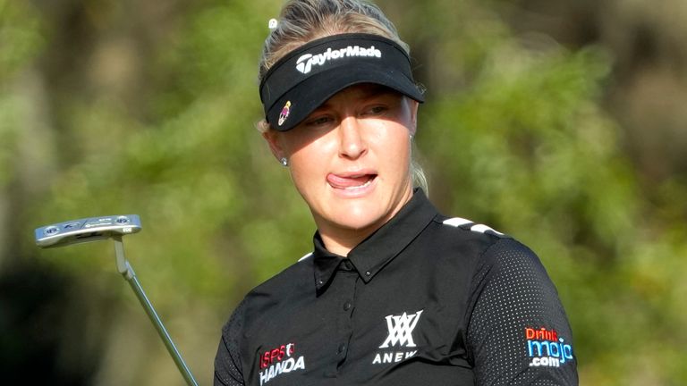 England's Charley Hull finished in a tie for second