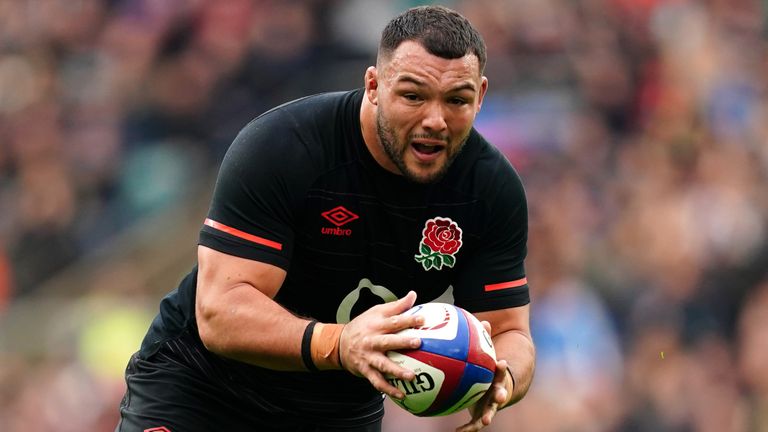 Genge, with Farrell on the bench, captained England for the first time in his career on Saturday 