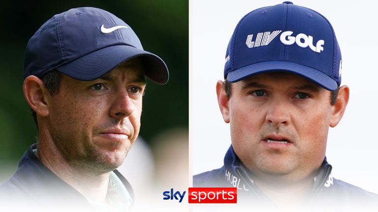 Rory McIlroy played down talk of a confrontation with Reed
