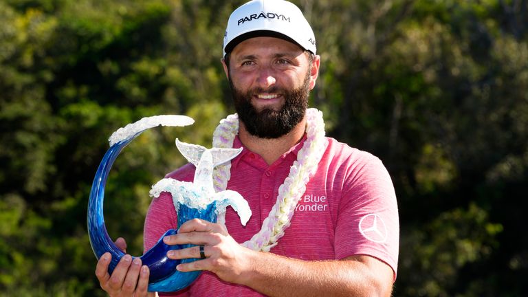 Jon Rahm logró un triunfo poco probable en el Torneo de Campeones en Hawái