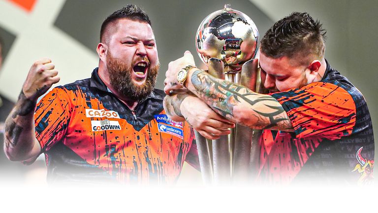Michael Smith will celebrate winning his maiden world darts championship title back in his hometown of St Helens