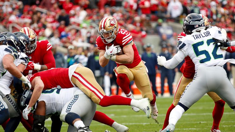 Highlights of the Seattle Seahawks clash with the San Francisco 49ers in the NFL Super Wild Card knockout. 