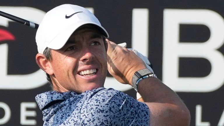 Rory McIlroy secured a third Hero Dubai Desert Classic title