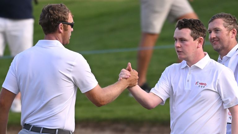 Seamus Power et Robert MacIntyre ont remporté une victoire impressionnante pour la Grande-Bretagne et l'Irlande dans leur match