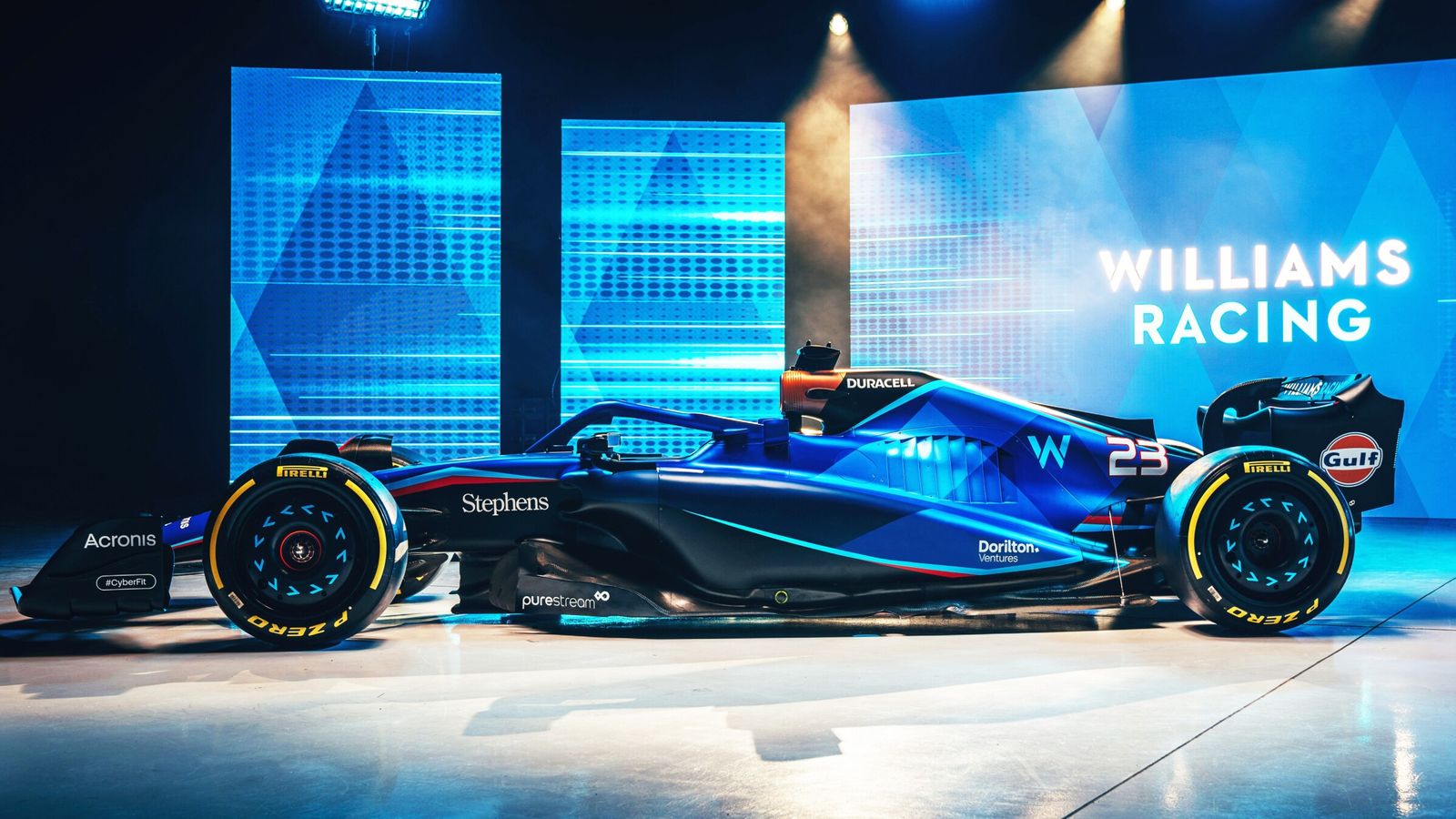 Williams reveal sleek new livery and Gulf partnership for F1 2023 thumbnail