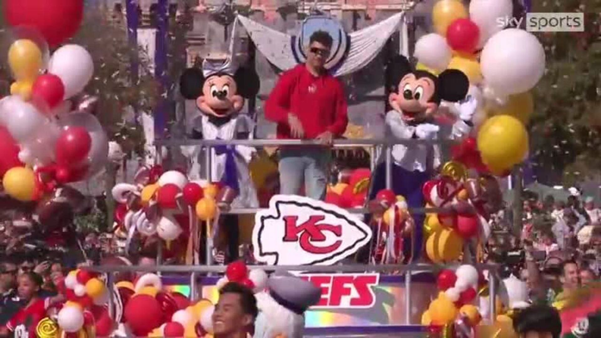MVP Mahomes heads to Disneyland