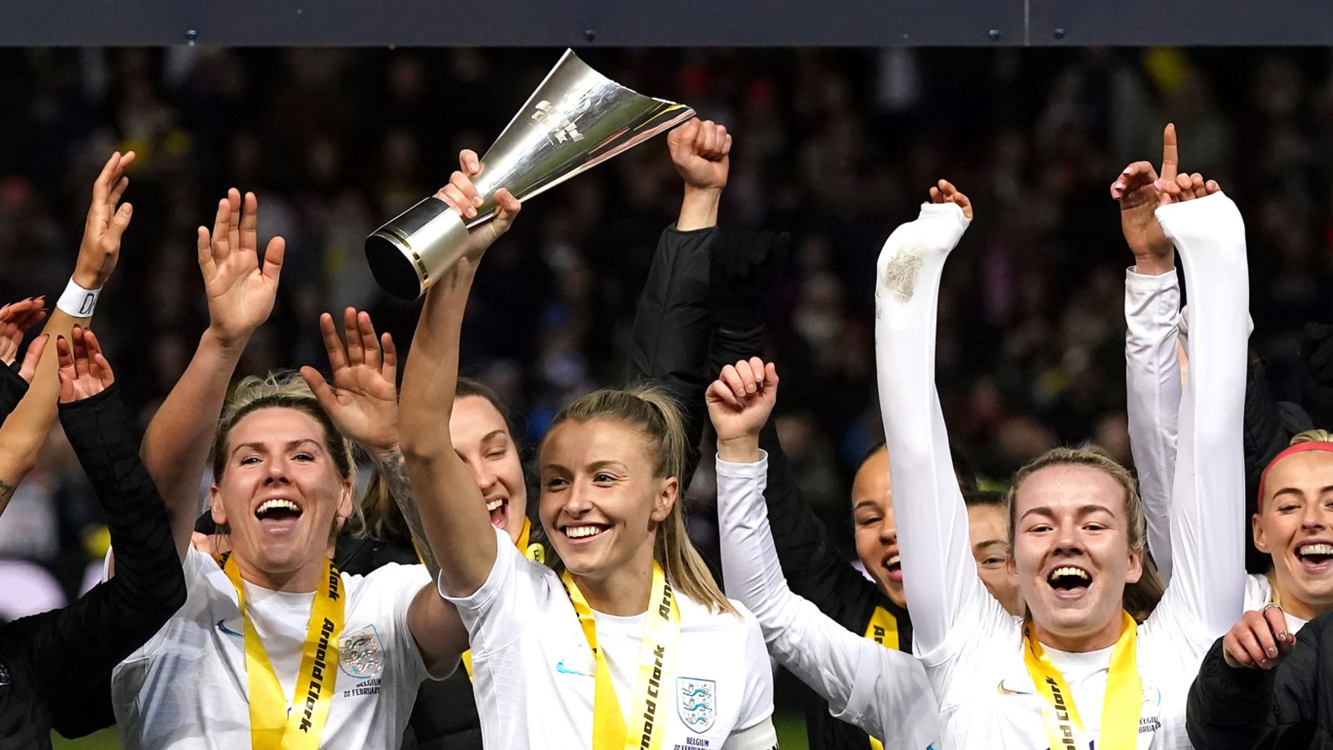 England put six past Belgium to retain Arnold Clark Cup
