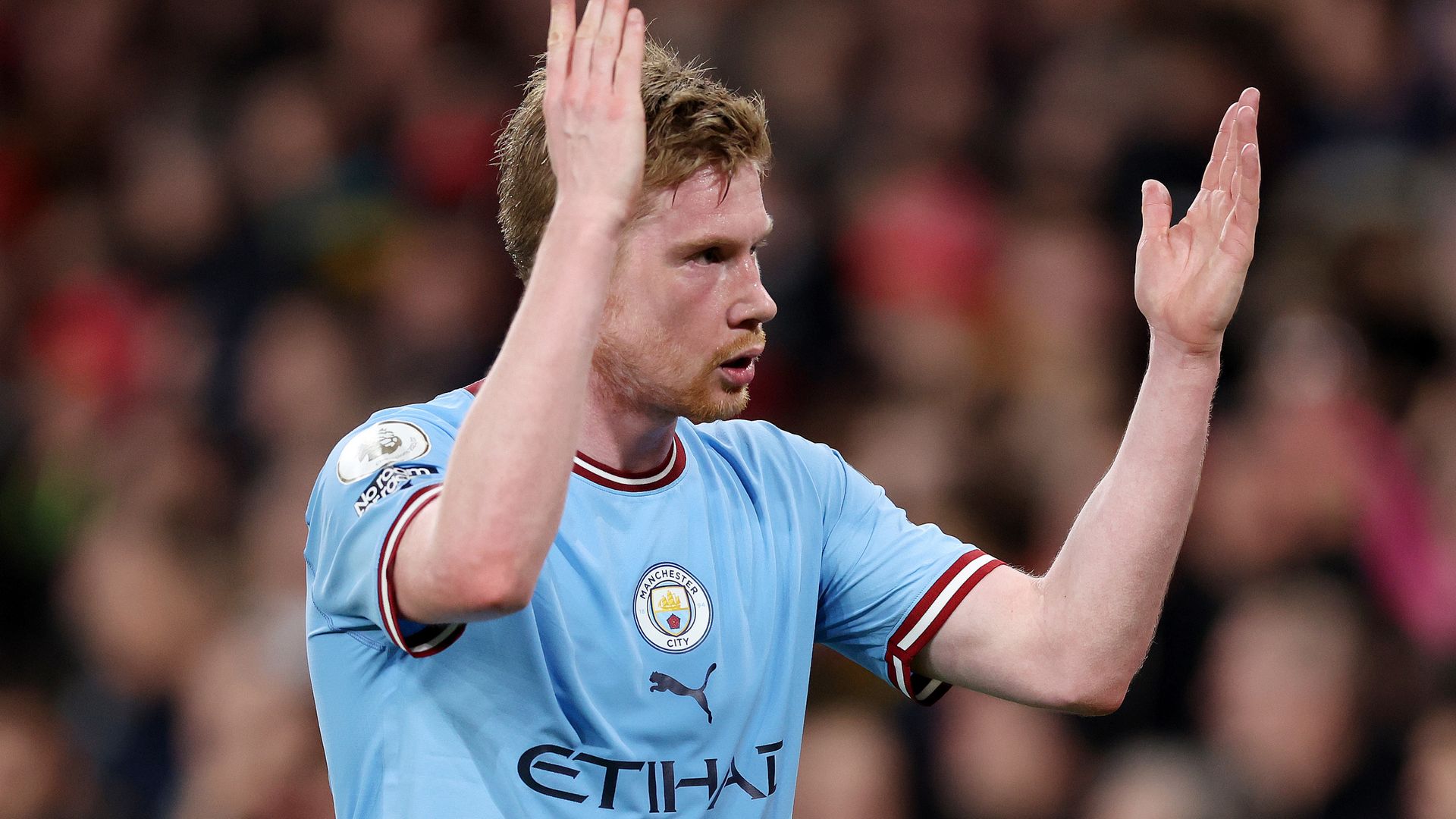 FA to investigate Arsenal after objects thrown at De Bruyne