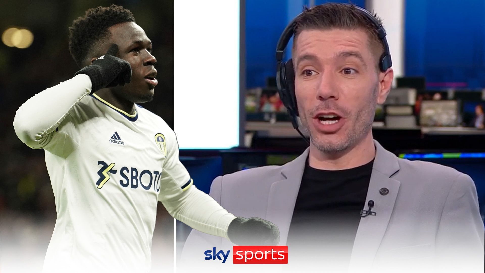 'I'm hoping for a good game....GOAL!' | Ambrose reacts to Leeds goal within seconds