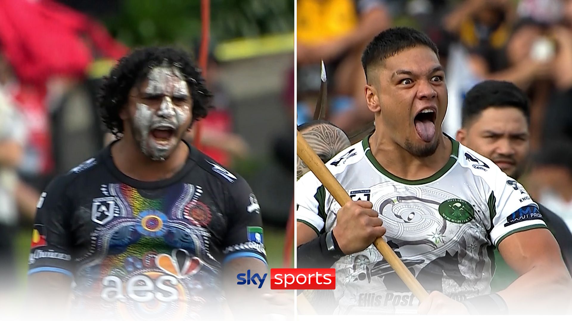 Maori AllStars, Indigenous players deliver powerful pregame Hakas...