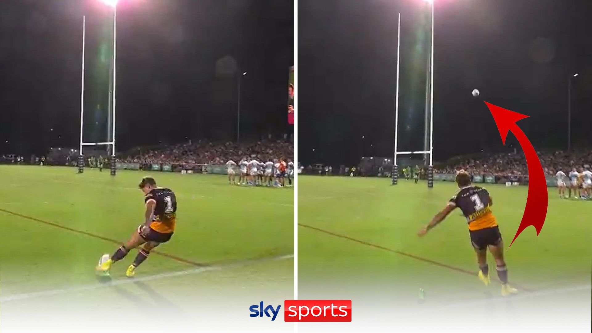 Roberto Carlos in disguise? 'Outrageous' conversion stuns NRL fans