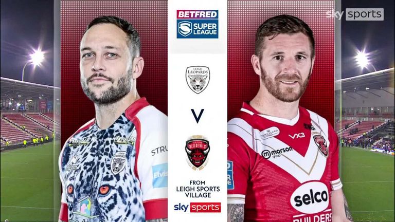 Highlights of the Betfred Super League match between Leigh Leopards and Salford Red Devils. 