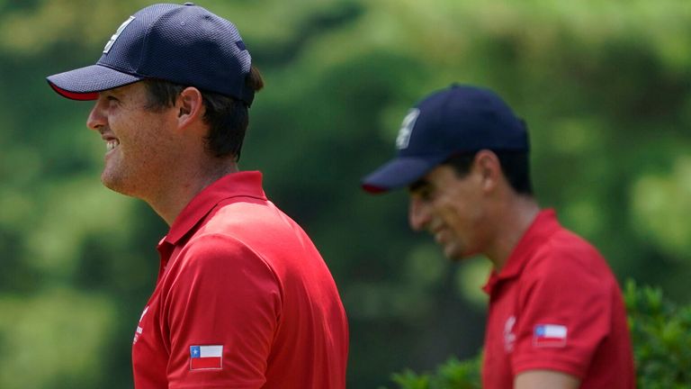 Mito Pereira (left) and Joaquin Niemann (right) both represented Chile at the Tokyo Olympics in 2021