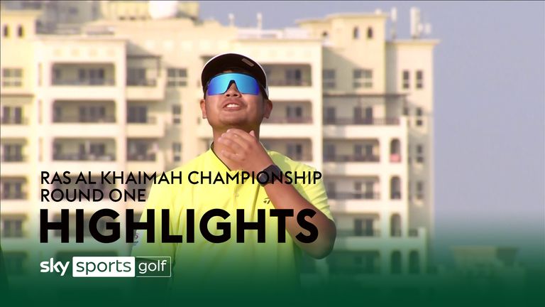 Highlights from the opening round of the Ras Al Khaimah Championship at at Al Hamra GC.