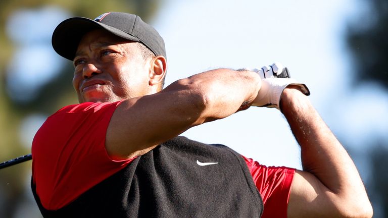 Will Tiger Woods compete in all four majors for the first time since 2020? 