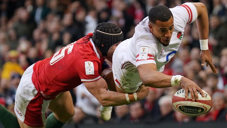 Anthony Watson scored in his first Test start for two years as England registered a Six Nations victory in Cardiff
