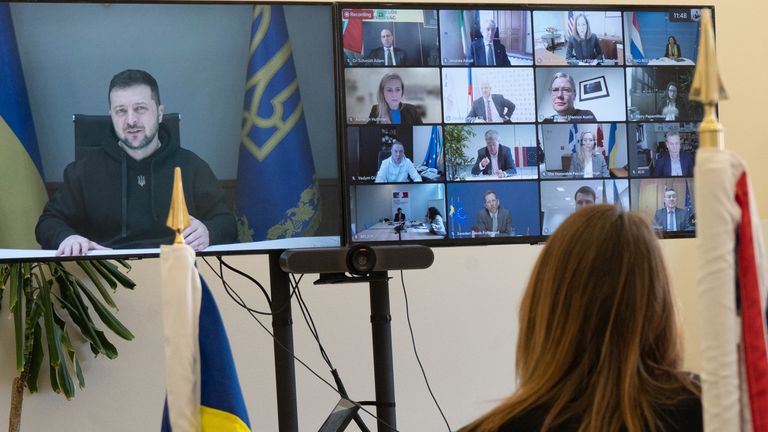 Zelenskyy addresses Friday's summit via videolink